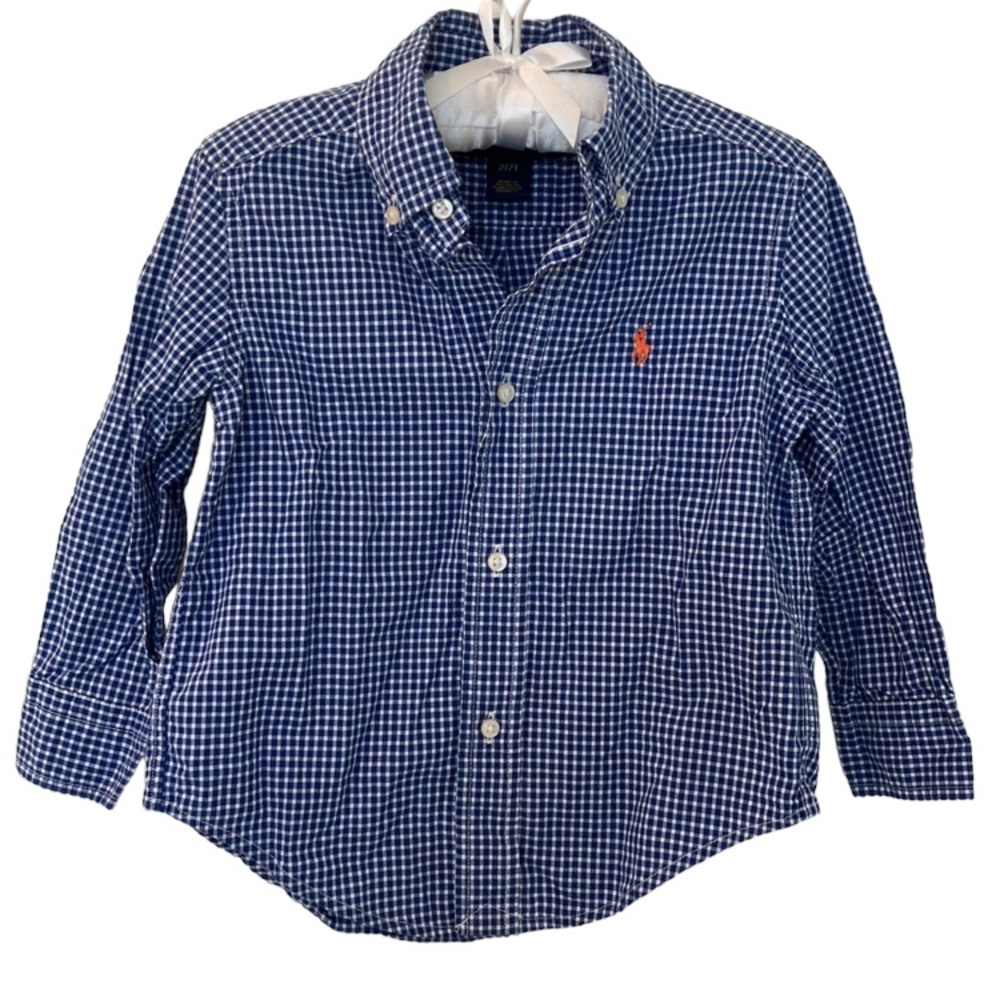 RALPH LAUREN Checkered Button Down Shirt